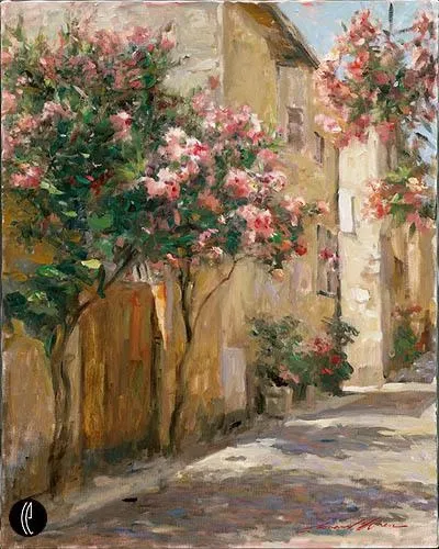 Morning Light In Valbonne by Leonard Wren