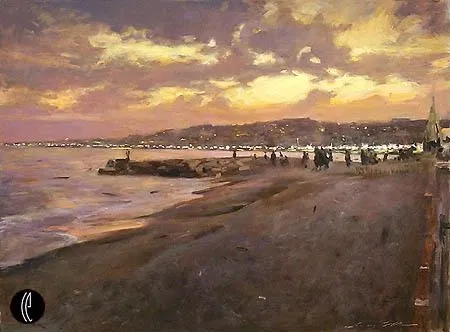 Leonard Wren - Sunset At Nice