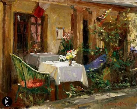 Carmel Café by Leonard Wren