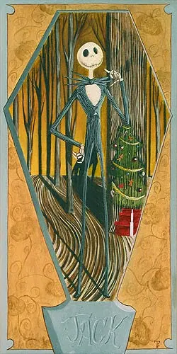 Jack - Movie The Nightmare Before Christmas by Tricia Buchanan Benson — Giclee On Canvas