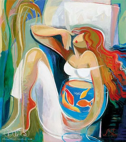 Goldfish (platinum) by Irene Sheri