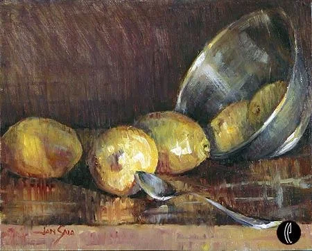 Lemons And Silver by Jan Saia