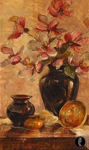 Magnolias by Jan Saia