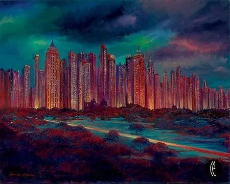 Gotham Night by Harrison Ellenshaw
