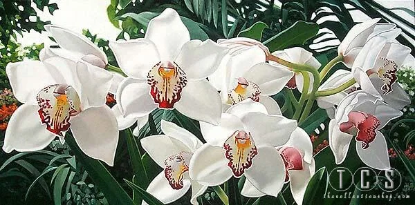Cymbidiums In Love by Brian Davis