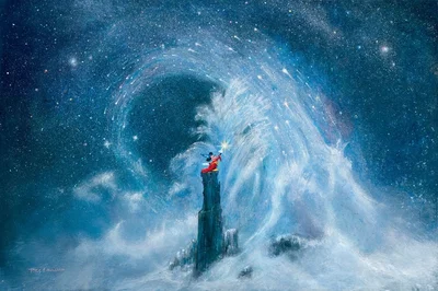 Mickey's Dream Mickey Mouse - From Fantasia by Peter Ellenshaw