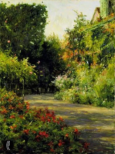 A Garden In Normandy by Leonard Wren
