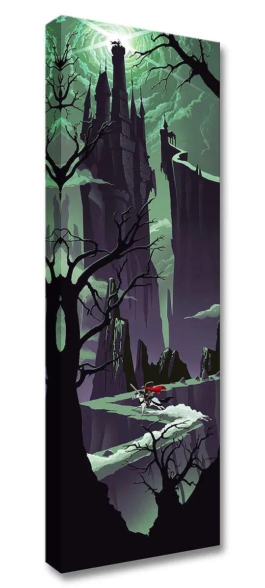 Approaching Maleficent's Castle by JC Richard — Gallery Wrapped Giclee On Canvas