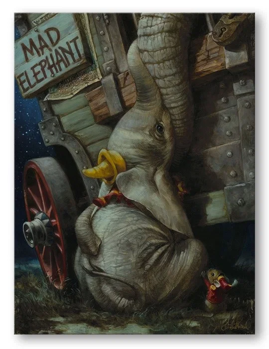 Baby of Mine Premiere Edition by Heather Edwards — Hand-Embellished Giclee on Canvas