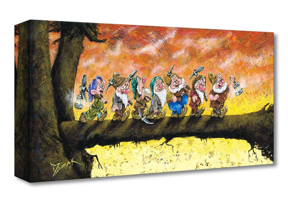 Back to Home We Go From Snow White by Trevor Mezak — Gallery Wrapped Giclee On Canvas