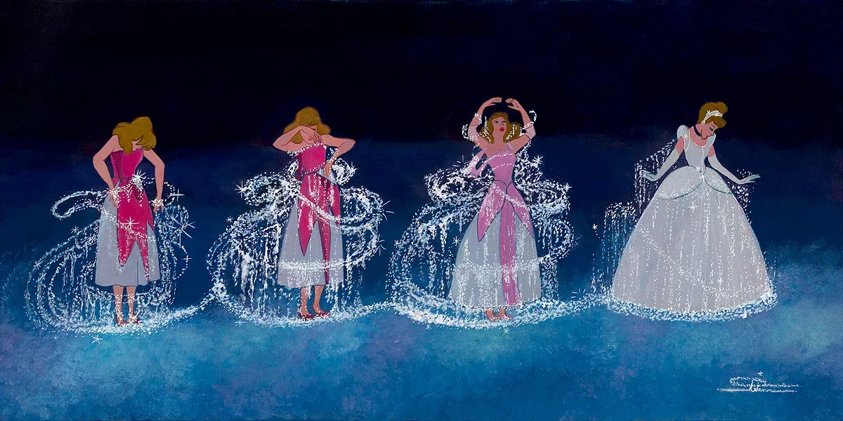 Bibbidi-Bobbidi-boo! by Steve Barton — Hand-Embellished Giclee on Canvas