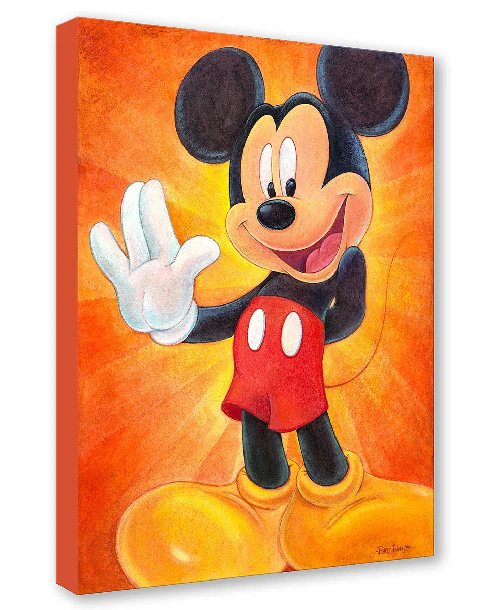 Hi, I'm Mickey Mouse by Bret Iwan — Giclee On Canvas