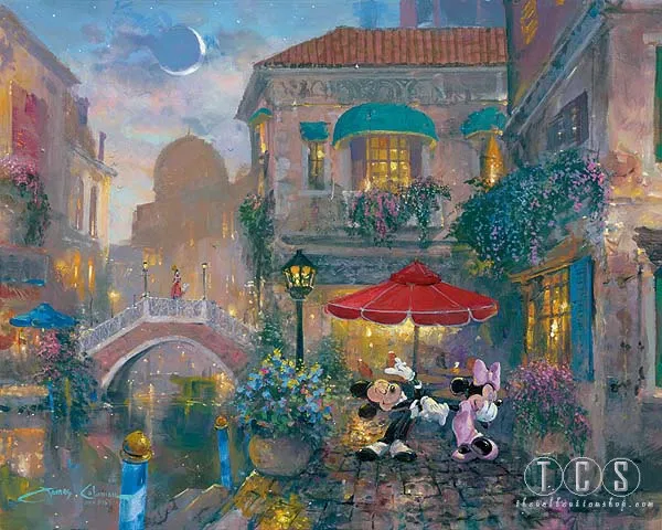 Black Tie Affair Mickey And Minnie Mouse by James Coleman — Giclee On Canvas