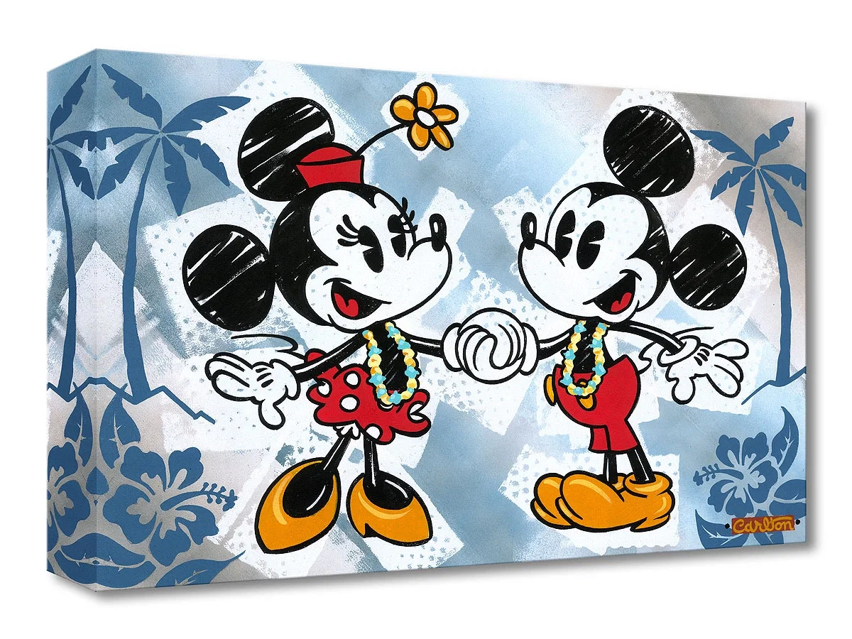 This is Bliss From Mickey and Minnie by Trevor Carlton — Gallery Wrapped Giclee On Canvas