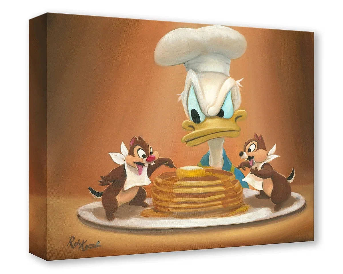 Breakfast Bandits by Rob Kaz — Gallery Wrapped Giclee On Canvas