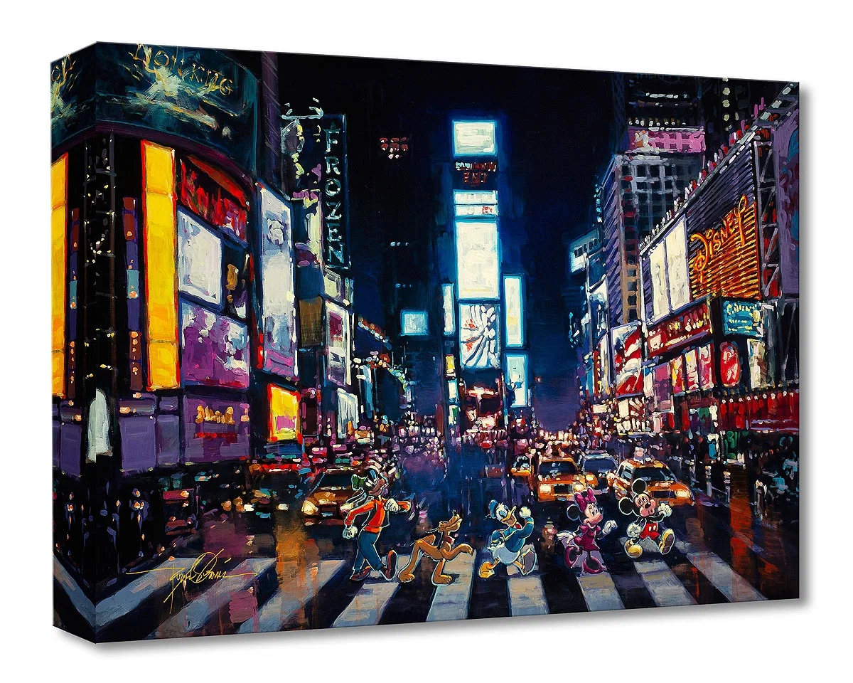 Bright Lights of Manhattan by Rodel Gonzalez — Gallery Wrapped Giclee On Canvas