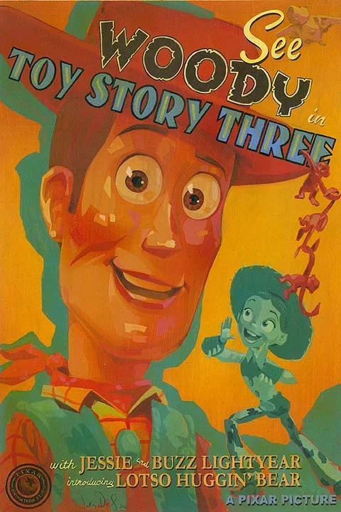 See Woody in Toy Story 3 by Jody Daily — Giclee On Paper