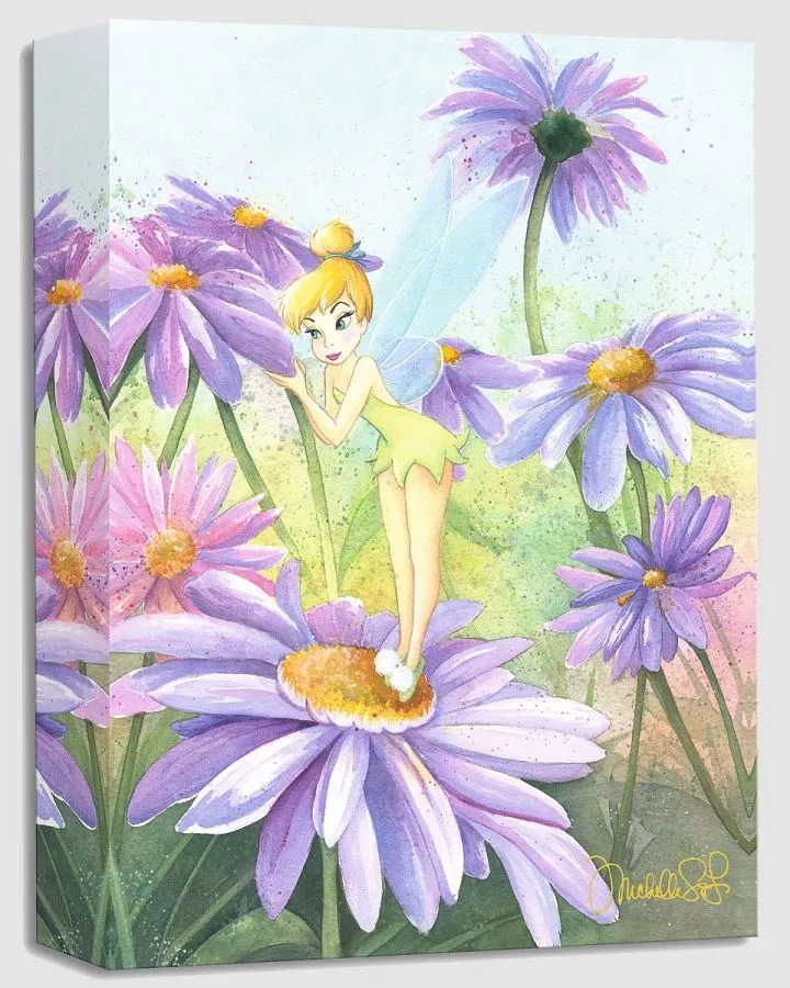 Delicate Petals From Peter Pan by Michelle St Laurent — Gallery Wrapped Giclee On Canvas