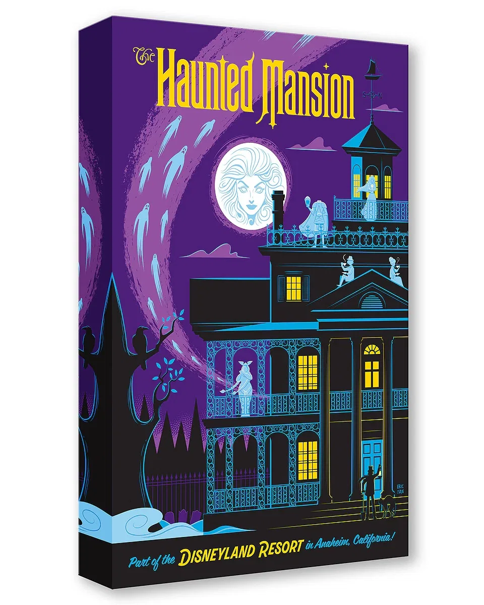 Disneyland's Haunted Mansion by Eric Tan — Gallery Wrapped Giclee On Canvas