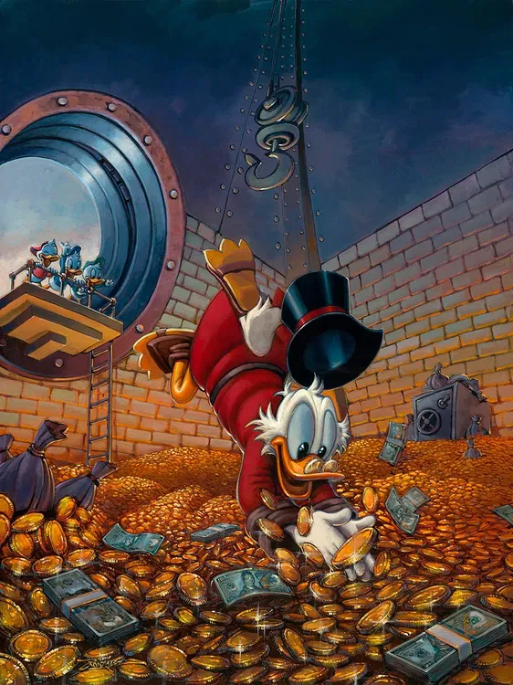 Rodel Gonzalez - Diving in Gold From Scrooge McDuck