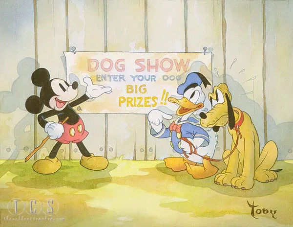 Dog Show by Toby Bluth — Giclee On Paper