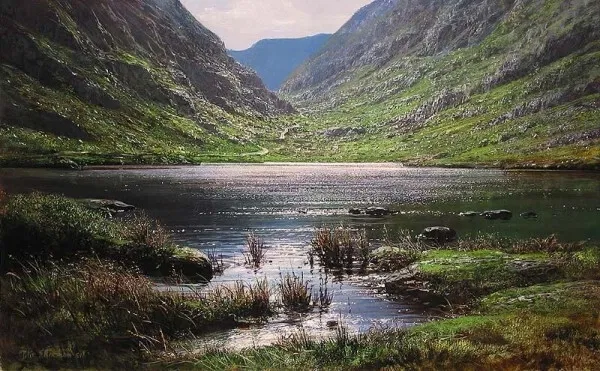 Dunloe Gap by Peter Ellenshaw — Giclee On Canvas