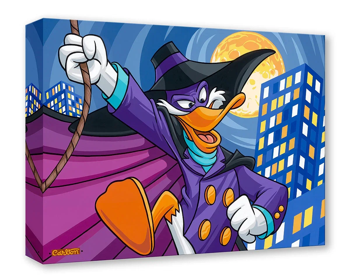 Darkwing on The Case by Trevor Carlton — Gallery Wrapped Giclee On Canvas