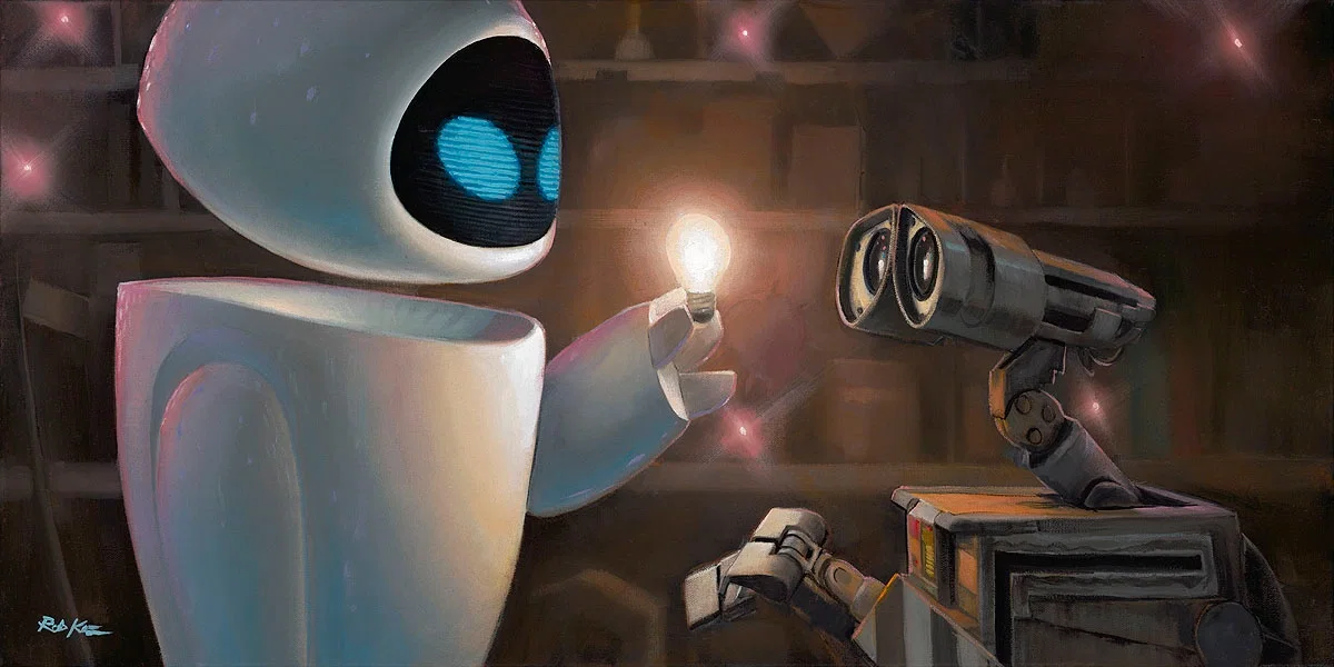 Electrifying From Wall-E by Rob Kaz — Giclee On Canvas