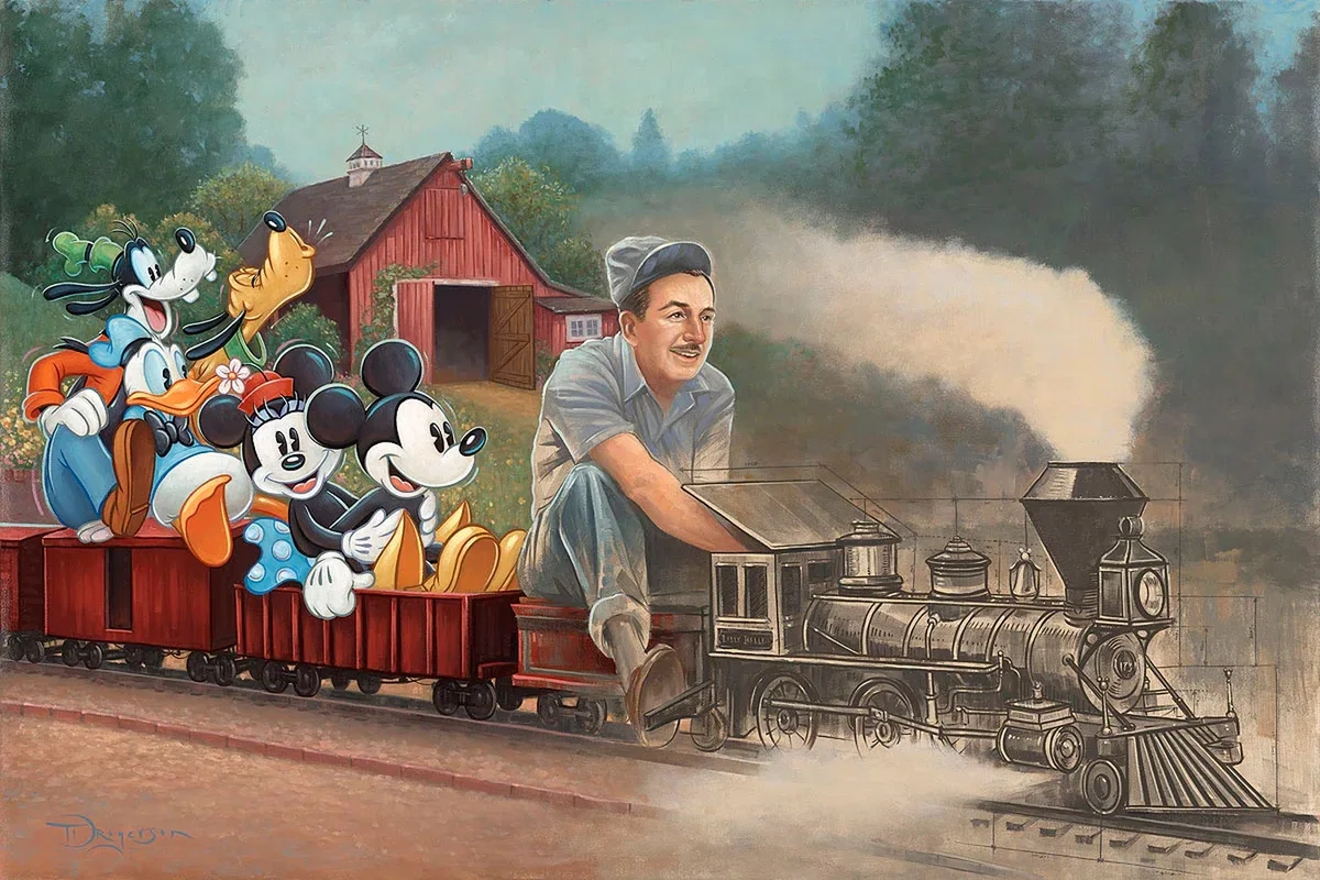 The Engine of Imagination by Tim Rogerson — Hand-Embellished Giclee on Canvas