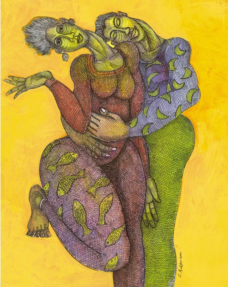 I Feel You by Charles Bibbs — Giclee On Paper
