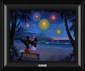 Tim Rogerson - Evening Fireworks on the Beach