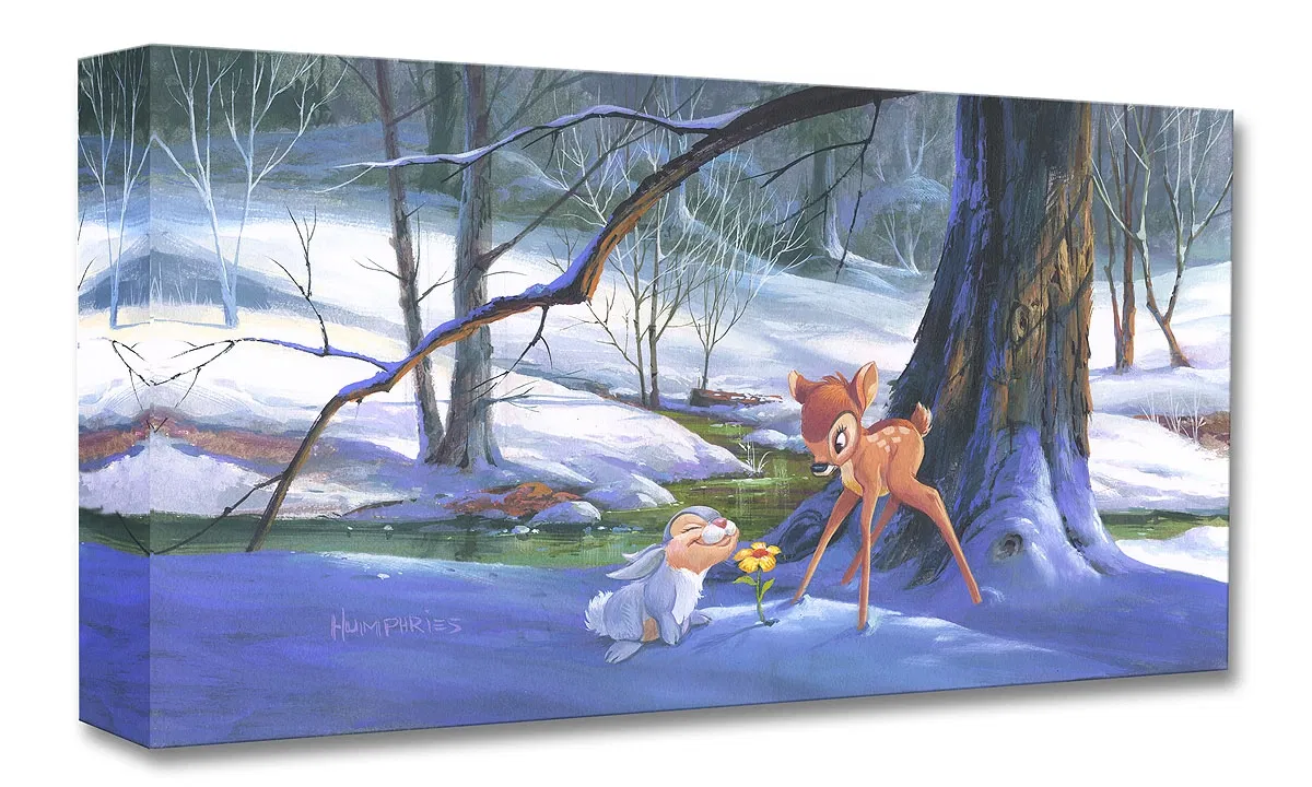 First Hint of Spring From Bambi by Michael Humphries — Gallery Wrapped Giclee On Canvas