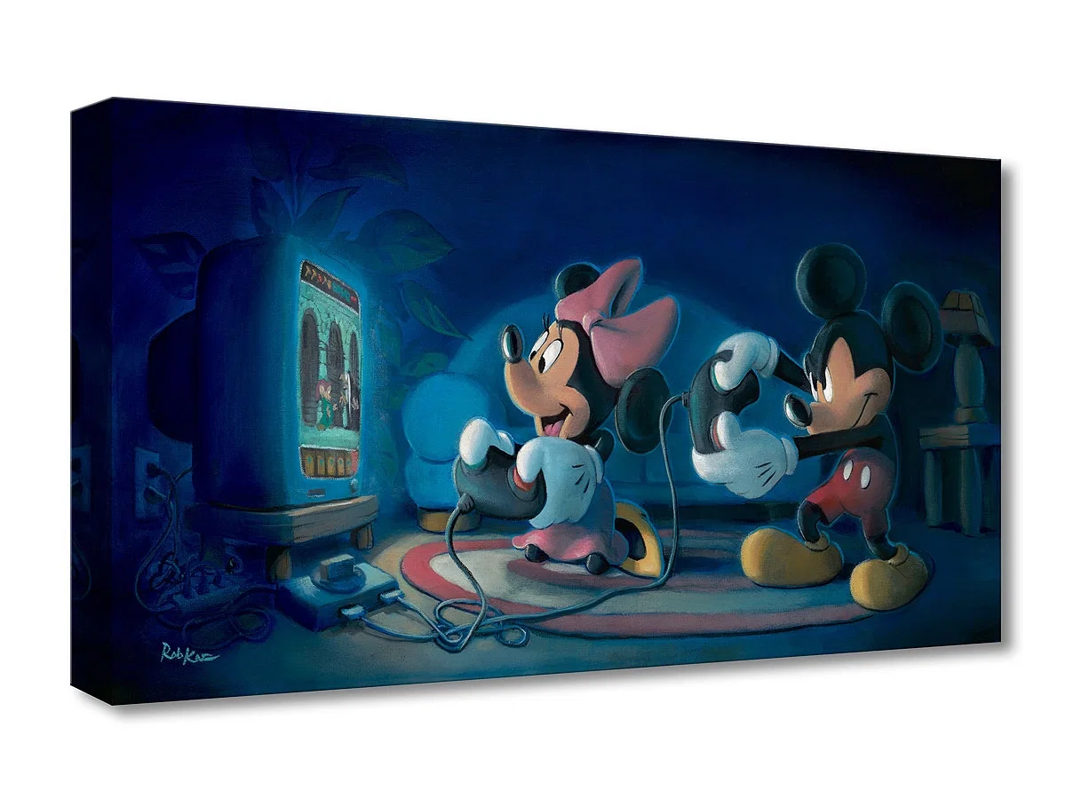 Game Night by Rob Kaz — Gallery Wrapped Giclee On Canvas