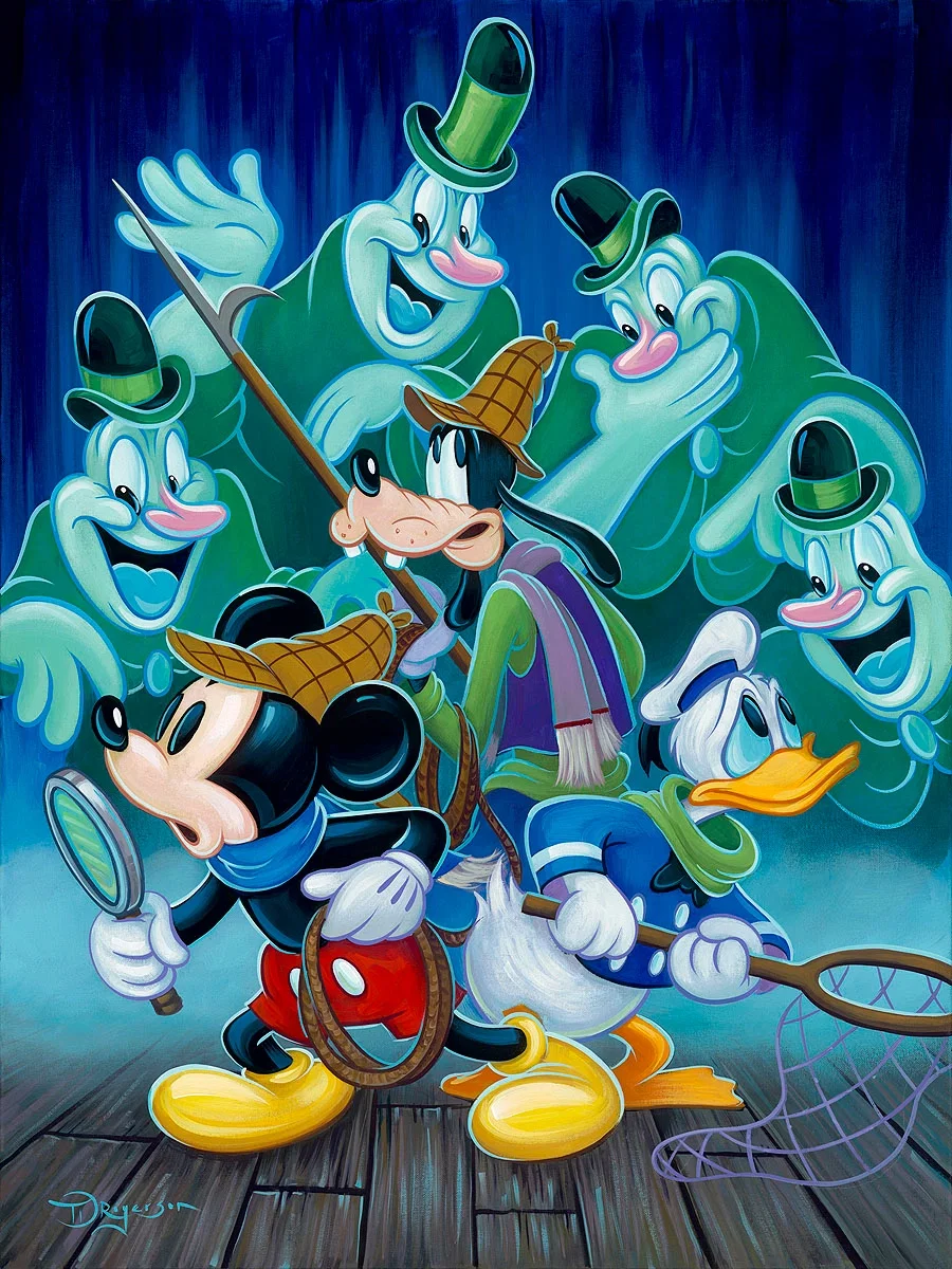 Ghost Chasers by Tim Rogerson — Giclee On Canvas