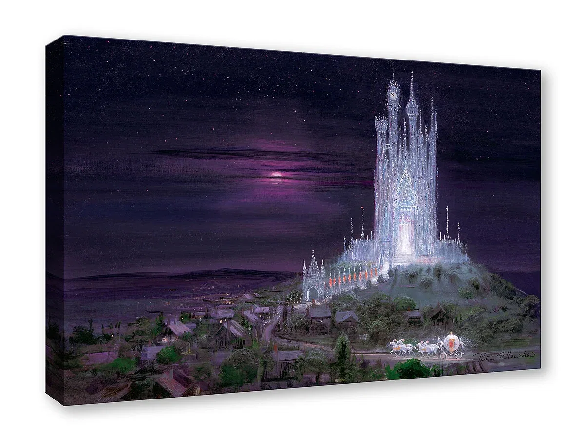 Glass Castle by Peter Ellenshaw — Gallery Wrapped Giclee On Canvas