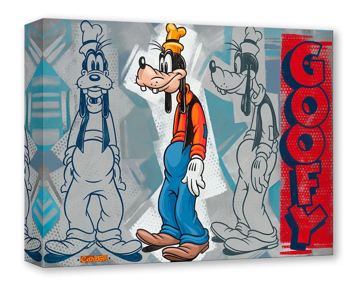 What a Goofy Profile From Goofy by Trevor Carlton — Gallery Wrapped Giclee On Canvas
