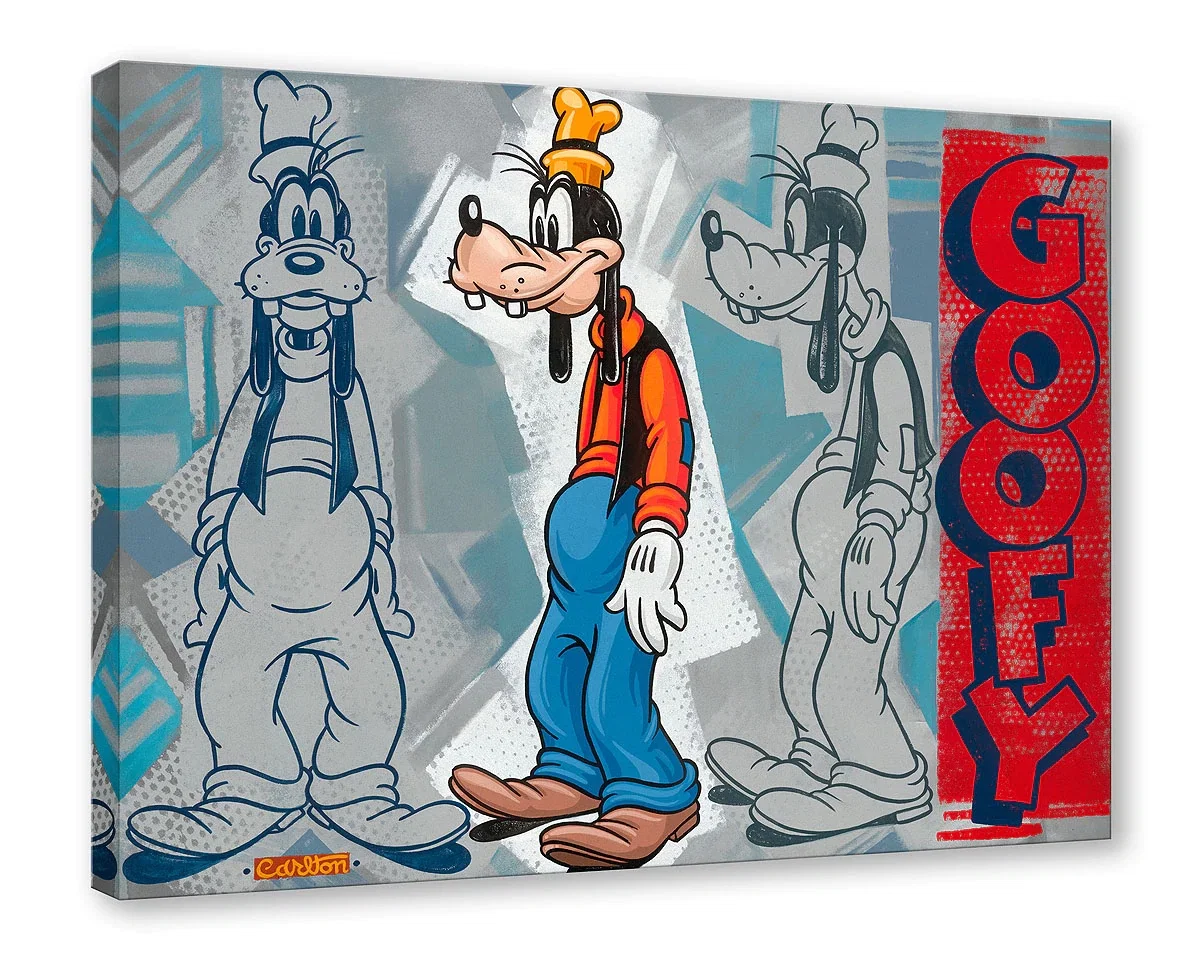 What a Goofy Profile From Goofy by Trevor Carlton — Giclee On Canvas