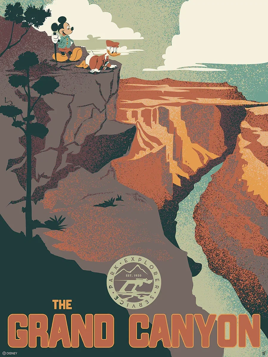 Grand Canyon by Bret Iwan — Hand-Embellished Giclee on Canvas