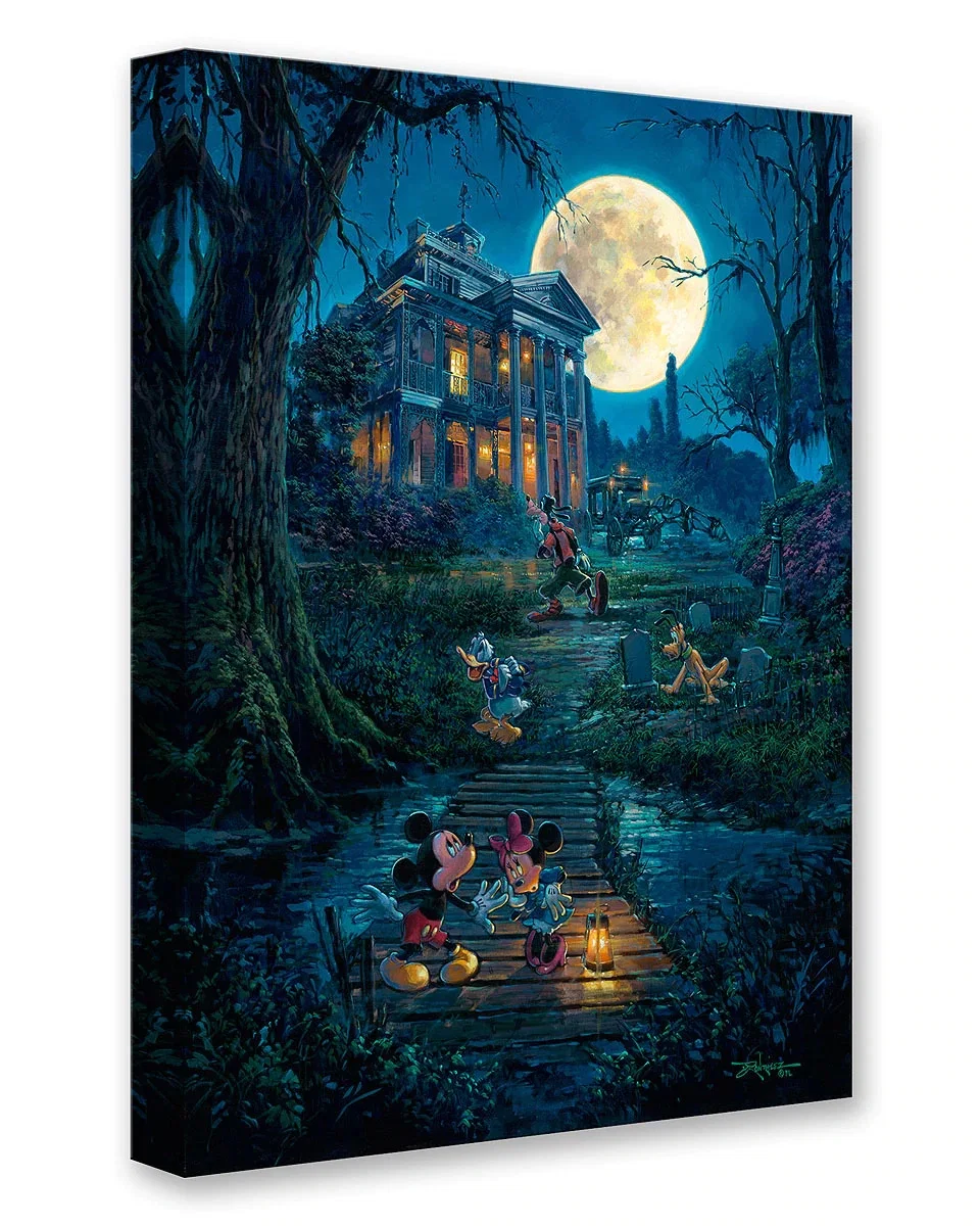 A Haunting Moon Rises by Rodel Gonzalez — Giclee On Canvas