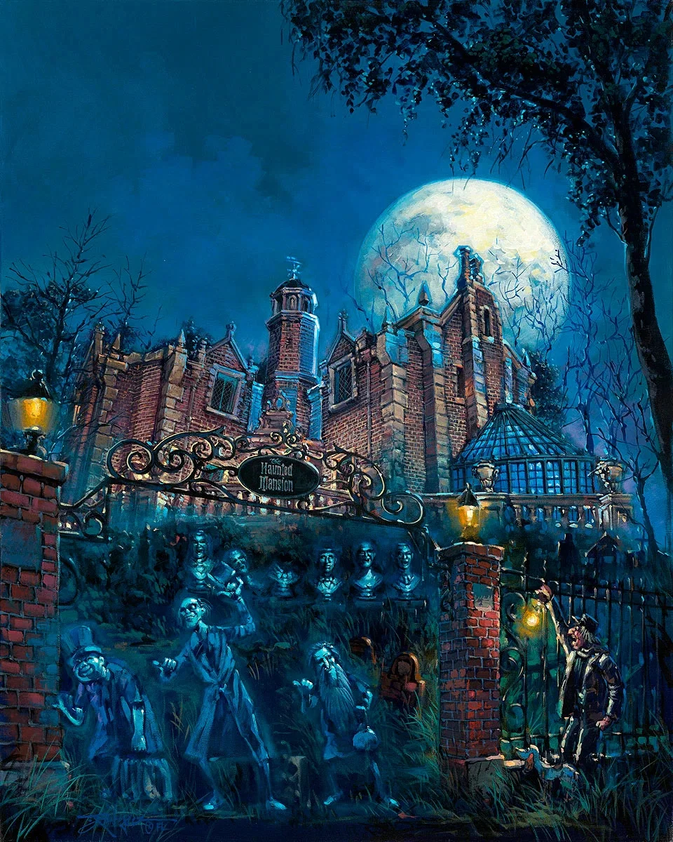 Haunted Mansion From The Haunted Mansion by Rodel Gonzalez — Gallery Wrapped Giclee On Canvas
