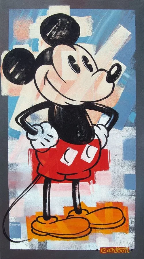 Hip to be Squared 1 by Trevor Carlton — Hand-Embellished Giclee on Canvas