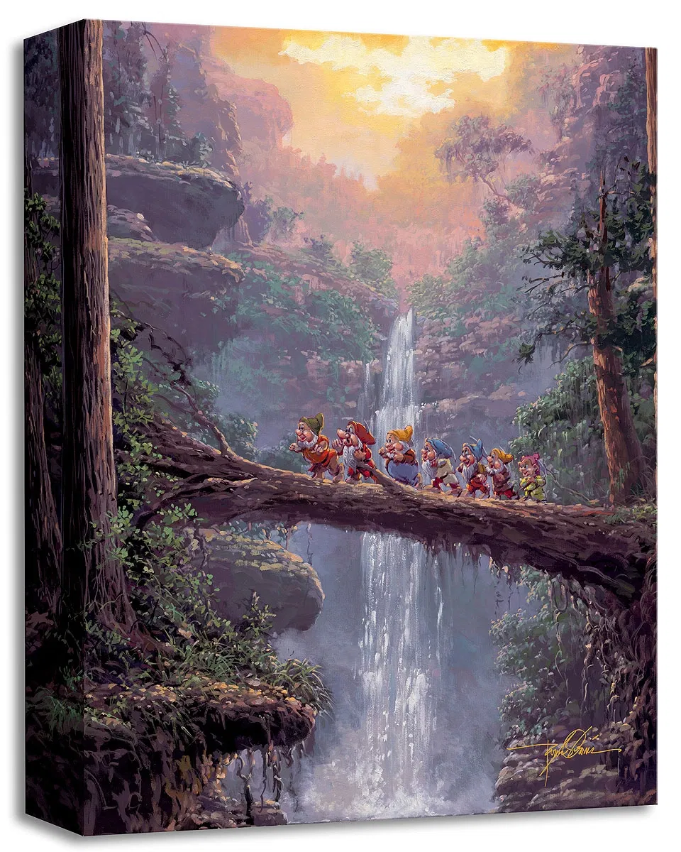 Homeward Bound From Snow White And The Seven Dwarfs by Rodel Gonzalez — Gallery Wrapped Giclee On Canvas