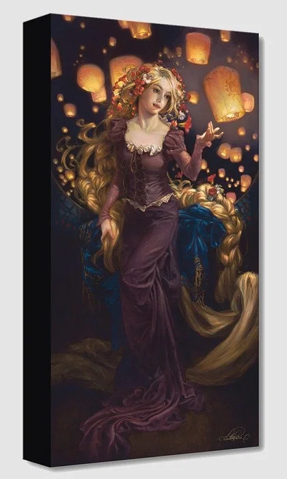 I See the Light From Tangled Premiere by Heather Edwards — Giclee On Canvas