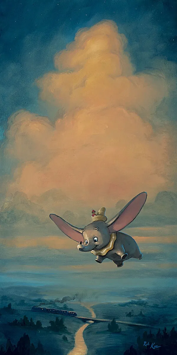 Joy of Flight by Rob Kaz  — Hand-Embellished Giclee on Canvas