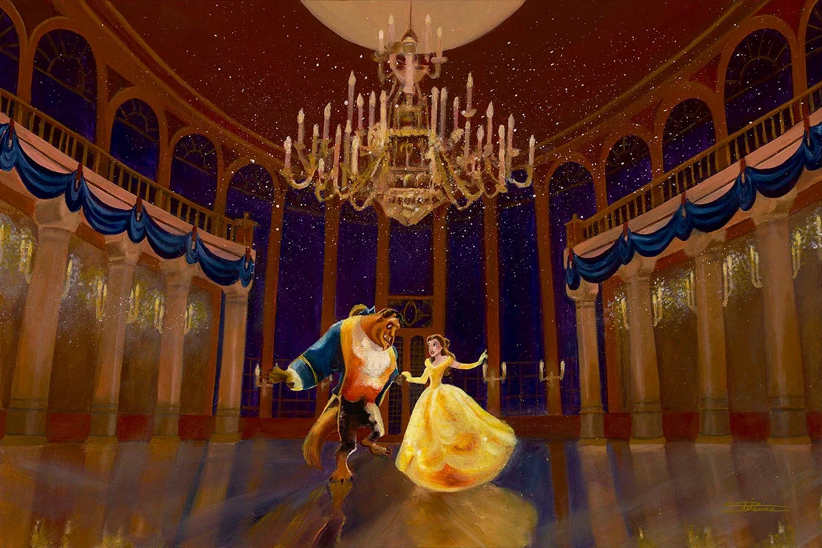 Love's Dance by Arienne Boley — Hand-Embellished Giclee on Canvas