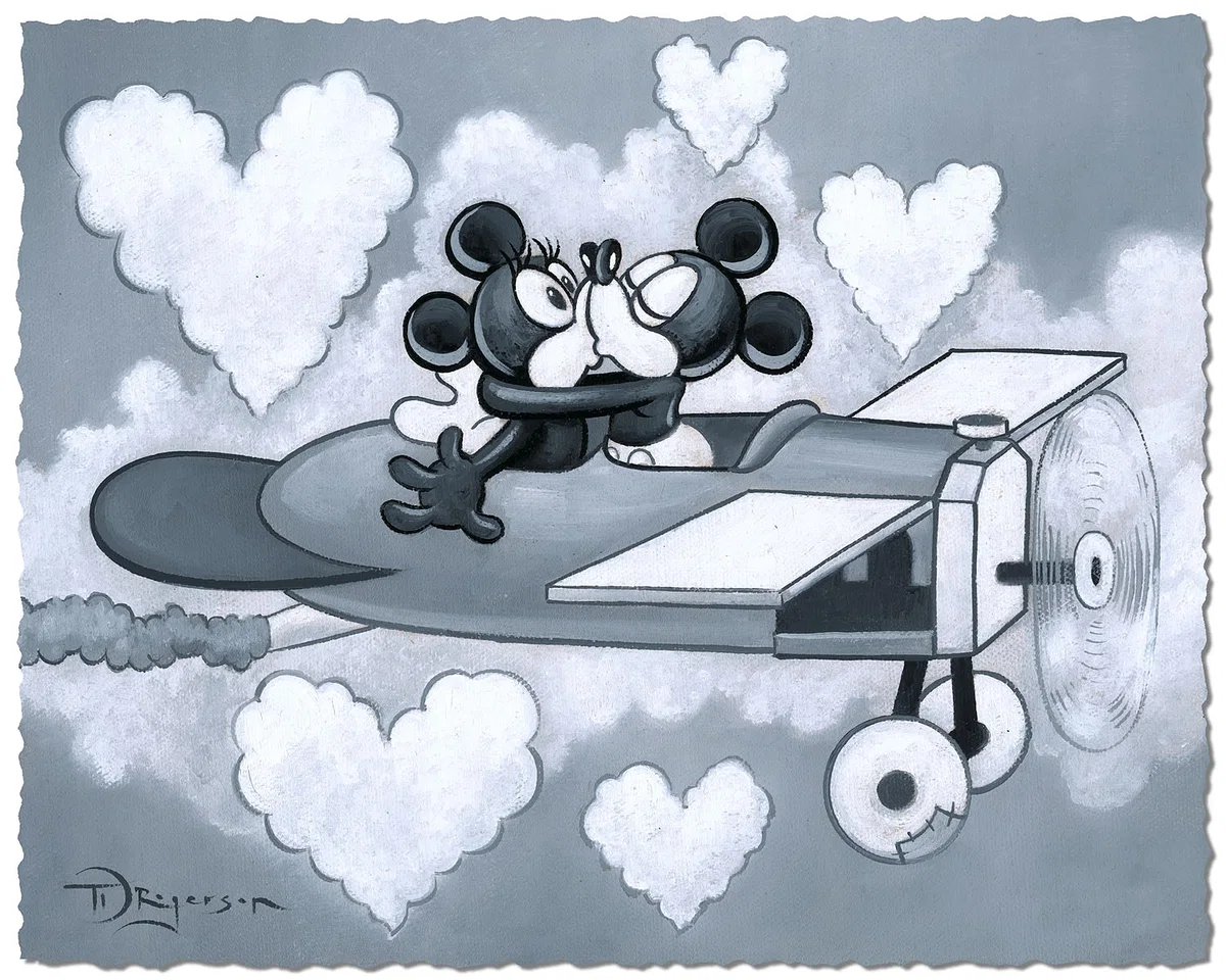 Love Flying High Satin Finish by Tim Rogerson — Hand Deckled Paper
