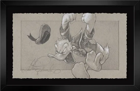 Heather Edwards - We Can't Lose! Framed From Donald Duck