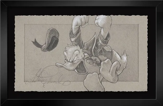 Heather Edwards - We Can't Lose! Framed From Donald Duck