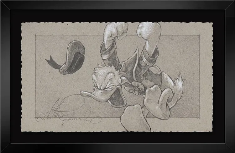 Heather Edwards - We Can't Lose! Framed From Donald Duck