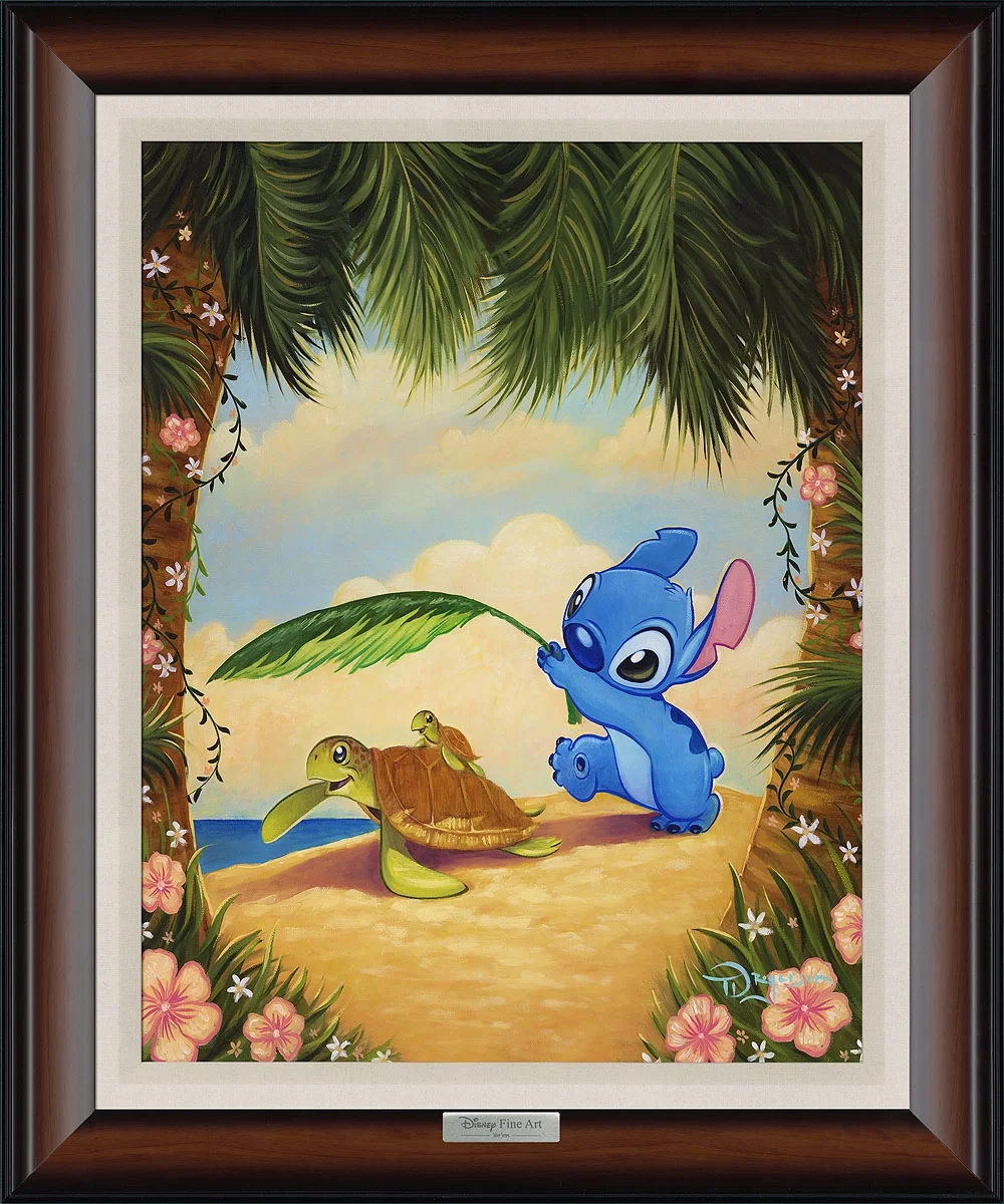 Mahalo Stitch From Lilo and Stitch by Tim Rogerson — Giclee On Canvas